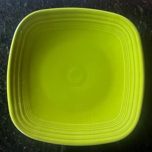 Fiesta Fiestaware Dinner Plate Square Lemongrass Green 10 3/4
